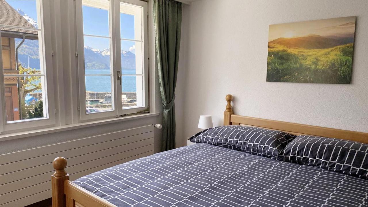 Apartment mit Aussensitzplatz Brienz  Exterior foto