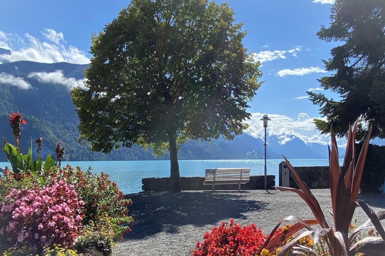 Apartment mit Aussensitzplatz Brienz  Exterior foto