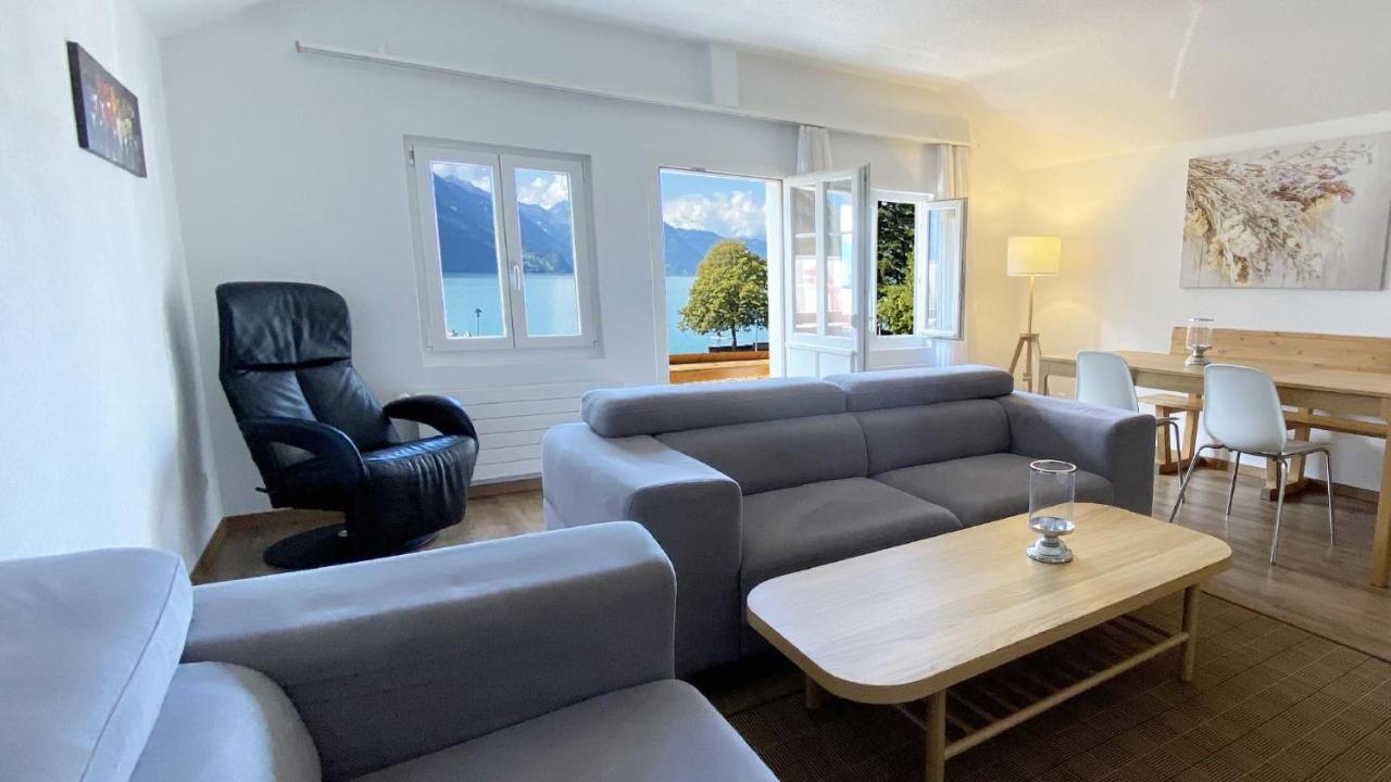 Apartment mit Aussensitzplatz Brienz  Exterior foto